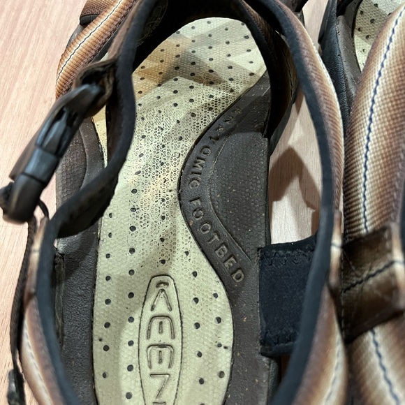 Keen Mens Brown Anatomic Footbed Open Toe Strap Sandals Size 11.5 - Picture 15 of 16